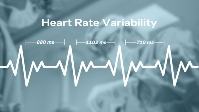 Heart rate variability graphic